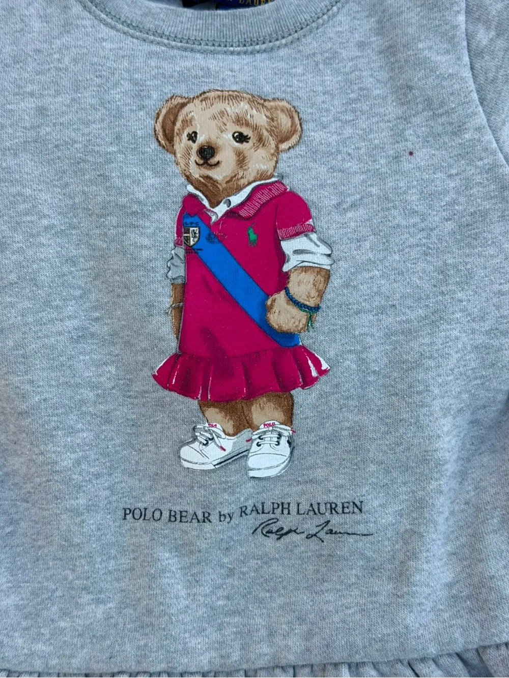 Polo by Ralph Lauren Grey Sweatshirt with Polo Bear Graphic